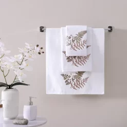 New 🛒 Michael Aram Fern Embroidered Hand Towel Set Green ✔️ -Michael Aram Sales Store unnamed file 1076