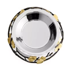 Discount ✔️ Michael Aram Butterfly Ginkgo Small 🐕 Dog Bowl Silver/gold 😀 -Michael Aram Sales Store unnamed file 1090