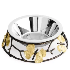 Discount ✔️ Michael Aram Butterfly Ginkgo Small 🐕 Dog Bowl Silver/gold 😀 -Michael Aram Sales Store unnamed file 1091