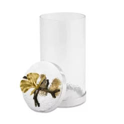 Outlet 🥰 Michael Aram Butterfly Ginkgo Large Kitchen Canister Silver 💯 -Michael Aram Sales Store unnamed file 1096