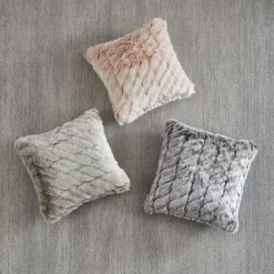 Best Sale 😍 Michael Aram Faux Fur Decorative Pillow, 20" X 20" Brown 🧨 -Michael Aram Sales Store unnamed file 1104