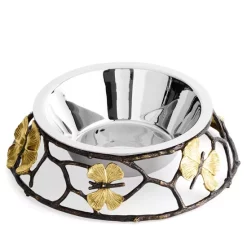 Best Pirce 🔥 Michael Aram Butterfly Ginkgo Large 🐶 Dog Bowl Silver/gold 🧨 -Michael Aram Sales Store unnamed file 1123