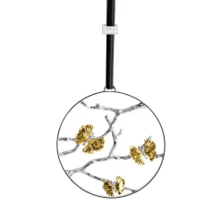 New 🧨 Michael Aram Butterfly Ginkgo Ornament Silver/gold 🔔
