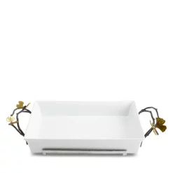 Promo 🧨 Michael Aram Butterfly Ginkgo 3-Qt. Casserole Dish White/yellow ❤️