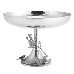 Flash Sale ✔️ Michael Aram White Orchid Footed Centerpiece Bowl Silver 😍