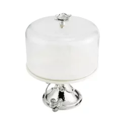 Best deal ⭐ Michael Aram White Orchid Cake Stand With Dome Silver 🛒 -Michael Aram Sales Store unnamed file 121