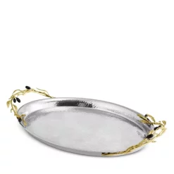 Flash Sale ⭐ Michael Aram Olive Branch Serving Tray Silver 🔥 -Michael Aram Sales Store unnamed file 1211