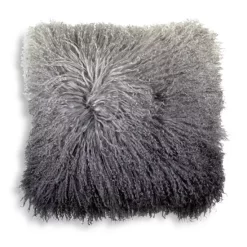 Best reviews of 🔔 Michael Aram Dip Dye Curly Sheepskin Pillow, 18" X 18" Charcoal 🎉