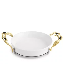Wholesale ๐ Michael Aram Olive Branch Pie Dish No Color ๐งจ