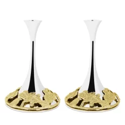 Buy 🔥 Michael Aram Hydrangea Candleholders, Set Of 2 Silver/gold 😉