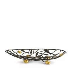 Outlet 😀 Michael Aram Pomegranate Bread Basket Brown 🤩