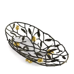 Outlet 😀 Michael Aram Pomegranate Bread Basket Brown 🤩 -Michael Aram Sales Store unnamed file 1310