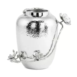 Hot Sale 💯 Michael Aram White Orchid Medium Vase Silver 👍