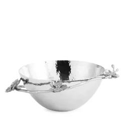 Wholesale โ๏ธ Michael Aram White Orchid Medium Serving Bowl Stainless Steel ๐ฅฐ