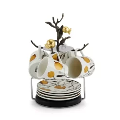 Budget ✔️ Michael Aram Pomegranate Demitasse Cup & Saucer Set With Stand No Color 😀 -Michael Aram Sales Store unnamed file 138