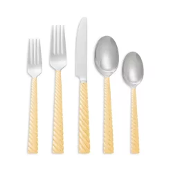 Hot Sale 💯 Michael Aram Twist 5-Piece Flatware Set Gold 😍
