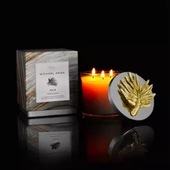 Best Sale 🥰 Michael Aram Palm Candle Silver/gold 👍 -Michael Aram Sales Store unnamed file 1398