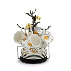 Budget ✔️ Michael Aram Pomegranate Demitasse Cup & Saucer Set With Stand No Color 😀 -Michael Aram Sales Store unnamed file 140