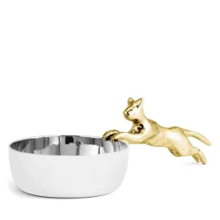 Hot Sale 🥰 Michael Aram Pet Collection Cat Scoop Silver 🥰