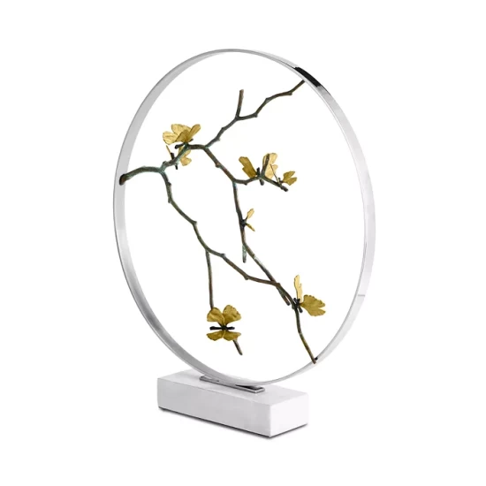 New ๐ Michael Aram Butterfly Ginkgo 22" Moon Gate Sculpture No Color ๐ 2 New ๐ Michael Aram Butterfly Ginkgo 22" Moon Gate Sculpture No Color ๐ - Image 2