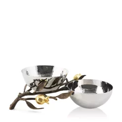 Best deal ๐ Michael Aram Pomegranate Collection Double Dish No Color โจ