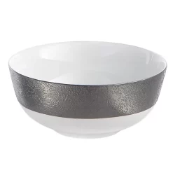 Budget 👍 Michael Aram Cast Iron All-Purpose Bowl White And Platinum ⭐