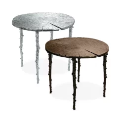 Outlet 🎁 Michael Aram Enchanted Forest Cafe Table - Polished Silver ✔️
