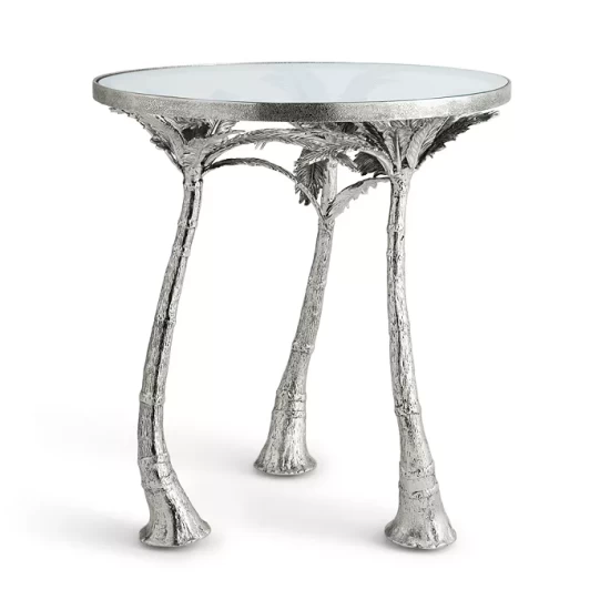 Buy โค๏ธ Michael Aram Palm Accent Table Silver ๐ 1 Buy โค๏ธ Michael Aram Palm Accent Table Silver ๐
