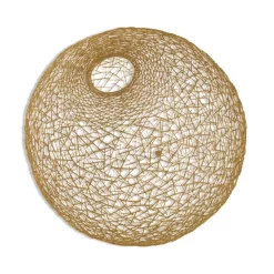 Coupon 🎉 Michael Aram Thatch Ball, Large Tan ⭐