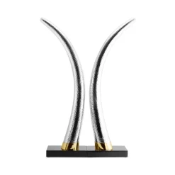 Promo 🧨 Michael Aram Metal Tusk Sculpture, Set Of 2 Silver/gold 🧨 -Michael Aram Sales Store unnamed file 1625