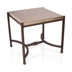 Hot Sale 🧨 Michael Aram Fallen Leaves Square Side Table Natural Bronze 👏