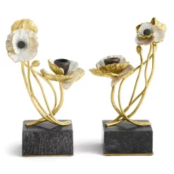 Best Pirce 🔔 Michael Aram Anemone Candleholders, Set Of 2 No Color 🥰 -Michael Aram Sales Store unnamed file 241