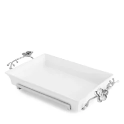 Wholesale 🎁 Michael Aram White Orchid 3-Quart Casserole Dish Silver 🌟 -Michael Aram Sales Store unnamed file 258
