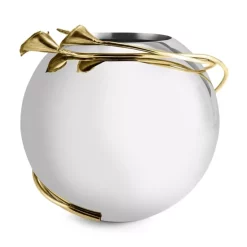 Deals ✔️ Michael Aram Calla Lily Rose Bowl Vase Silver 🌟