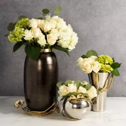 Deals ✔️ Michael Aram Calla Lily Rose Bowl Vase Silver 🌟 -Michael Aram Sales Store unnamed file 304