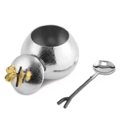 Best Sale 🔥 Michael Aram Butterfly Ginkgo Pot W/ Spoon No Color ⭐ -Michael Aram Sales Store unnamed file 326