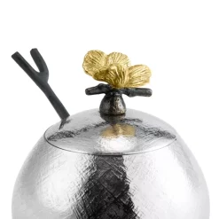Best Sale 🔥 Michael Aram Butterfly Ginkgo Pot W/ Spoon No Color ⭐ -Michael Aram Sales Store unnamed file 327