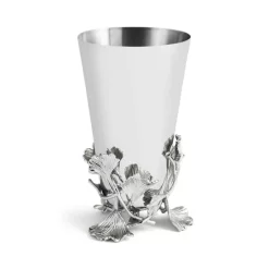 New 😍 Michael Aram Ginkgo Medium Vase - 100% Exclusive Silver 🛒