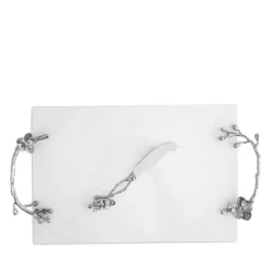 Outlet 💯 Michael Aram White Orchid Cheese Board With Knife 🔔 -Michael Aram Sales Store unnamed file 354