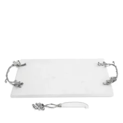 Outlet 💯 Michael Aram White Orchid Cheese Board With Knife 🔔 -Michael Aram Sales Store unnamed file 357