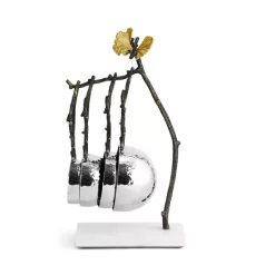 Best Sale 🤩 Michael Aram Butterfly Ginkgo Measuring Cup Set Silver/gold ⌛