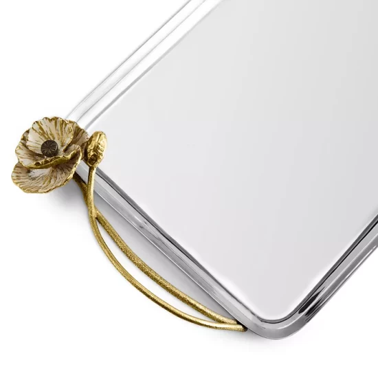 Buy โญ Michael Aram Anemone Serving Tray Silver ๐ 2 Buy โญ Michael Aram Anemone Serving Tray Silver ๐ - Image 2