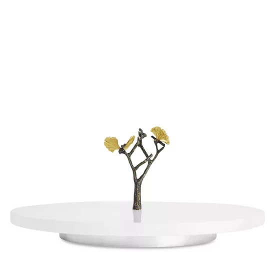 Cheapest 🤩 Michael Aram Butterfly Ginkgo Lazy Susan White 🤩 3 Cheapest 🤩 Michael Aram Butterfly Ginkgo Lazy Susan White 🤩 - Image 3