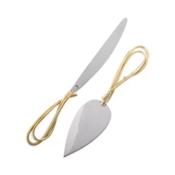 Top 10 ✨ Michael Aram Calla Lily Cake Knife And Server Set Gold/silver ⌛