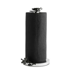 Cheap 👍 Michael Aram Black Orchid Towel Holder Nickel Plate 🛒