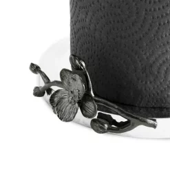 Cheap 👍 Michael Aram Black Orchid Towel Holder Nickel Plate 🛒 -Michael Aram Sales Store unnamed file 456