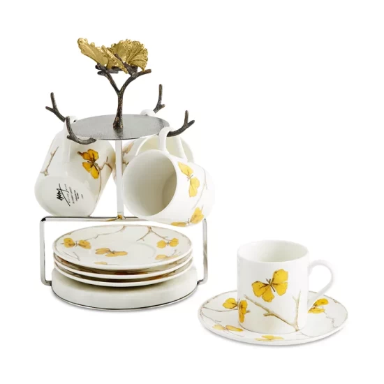 Discount ๐ Michael Aram Butterfly Ginkgo Demitasse Cup & Saucer Set With Stand No Color ๐ฅ 2 Discount ๐ Michael Aram Butterfly Ginkgo Demitasse Cup & Saucer Set With Stand No Color ๐ฅ - Image 2