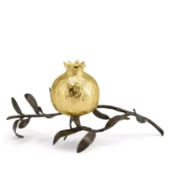 Hot Sale 🧨 Michael Aram Pomegranate Vase/Candleholder Bronze 👍