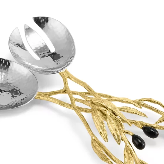 Buy โ๏ธ Michael Aram Olive Branch Servers, Set Of 2 No Color ๐ 2 Buy โ๏ธ Michael Aram Olive Branch Servers, Set Of 2 No Color ๐ - Image 2