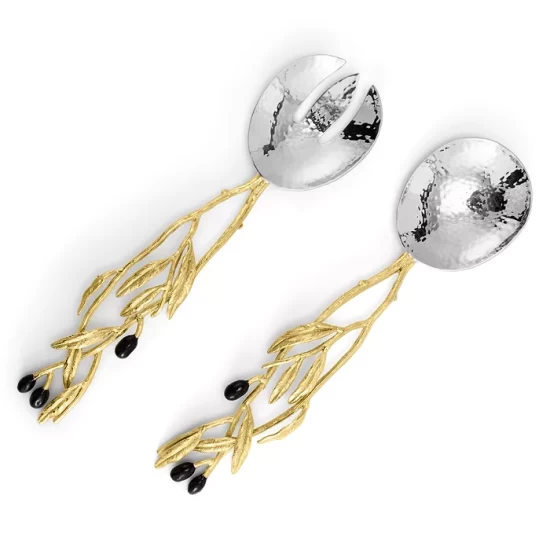 Buy โ๏ธ Michael Aram Olive Branch Servers, Set Of 2 No Color ๐ 3 Buy โ๏ธ Michael Aram Olive Branch Servers, Set Of 2 No Color ๐ - Image 3